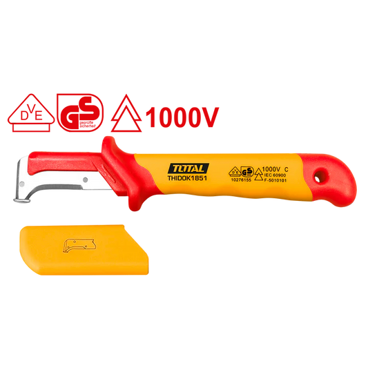 Total 1000V Insulated Dismantling Knife 185Mm Professional THIDCK1851