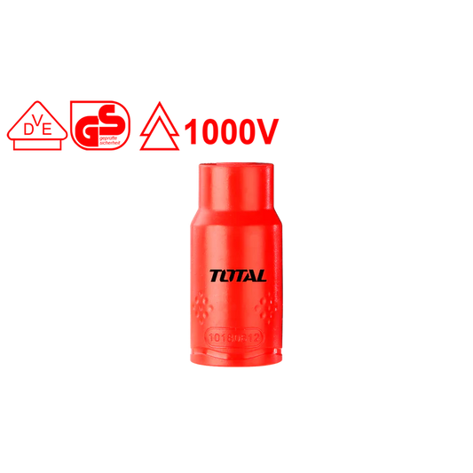 Total 1000V 1/2"  Insulated Hexagon  Socket 13Mm Professional THIHAST12131