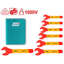 Total 7Pcs Insulated 1000V Open End Spanner Set Professional THKISPA0701