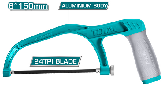 Total Mini "junior" Hacksaw Frame 6"/150mm +blade THMHF1503
