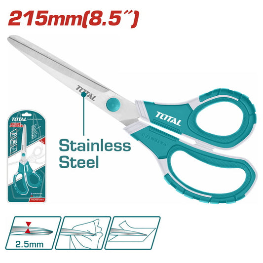 Total General Purpose/Office/Workshop Scissors 8.5"/215Mm Professional THSCRS812001