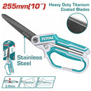 Total Rubber Grip Long-Blade Heavy Duty Scissors 10"/255Mm Professional THSCRS832558