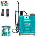 Total Knapsack Sprayer With Hand Pump Lever Garden Tool Thspp42002