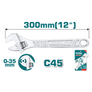 Total Adjustable Wrench 12"/300Mm Professional THT1010123