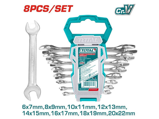 Total Offset Ring Spanner Set 6-22Mm Professional THT102486