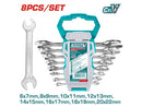 Total Offset Ring Spanner Set 6-22Mm Professional THT102486