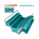 Total 3 Layer Cantilever Tool Box Professional THT10701