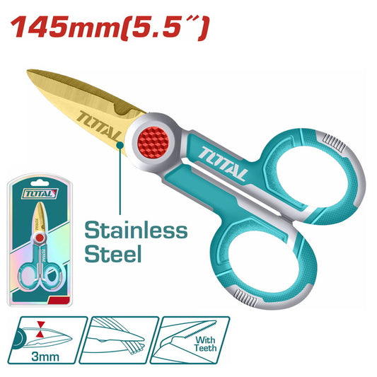 Total Electrician'S Scissors 5.5"/145Mm Professional THT1155871