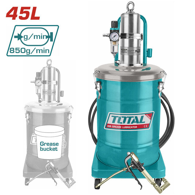 Total Air Grease Lubricator 45Litre Professional THT118452