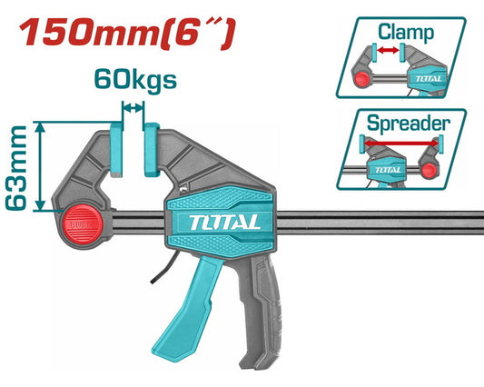 Total Quick Bar Clamp 6"/15cm Tht1340601