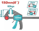 Total Quick Bar Clamp 6"/15cm Tht1340601
