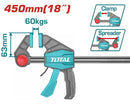 Total Quick Bar Clamp 18"/45cm Tht1340603