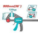 Total Quick Bar Clamp 36"/90cm Tht1346803