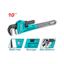 Total Pipe Wrench 10"/250Mm Professional THT171006