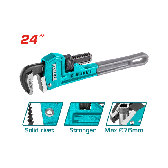 Total Pipe Wrench 24"/600Mm Professional THT171246