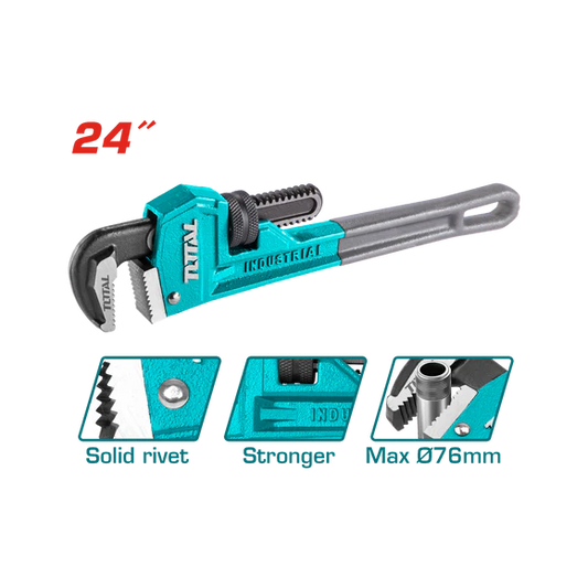 Total Pipe Wrench 24"/600Mm Professional THT171246