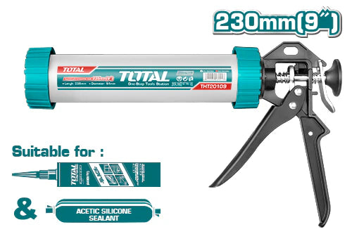 Total Aluminum Caulking/silicone Gun Tht20109