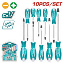 Total 10 Pcs Screwdriver Set Tht250610