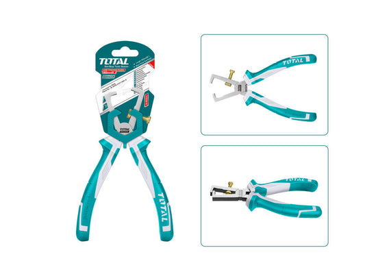 Total Wire Stripping Pliers 6"/160Mm Professional THT25616