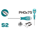 Total Phillips Screwdriver Ph0x75 Tht26ph0075