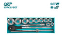 Total 15 Pcs 3/4" Socket Set 30-60Mm Professional THT341151