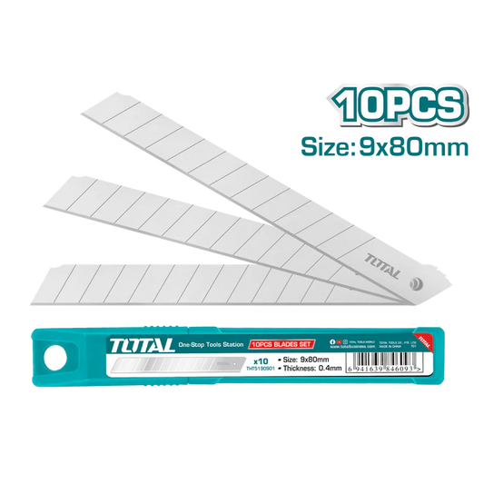 Total 10 Pcs Snap-off Blades Set Tht5190901