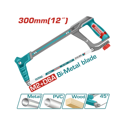 Total Hacksaw Frame 12"/300mm + Blade THT541016