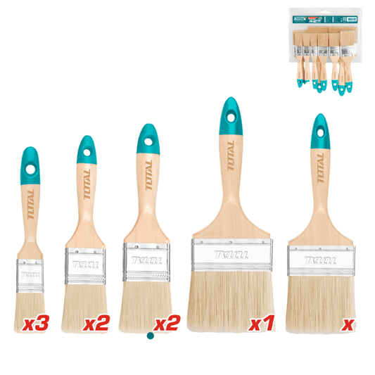 Total 9 Pcs Paint Brush Set Professional THT8414091
