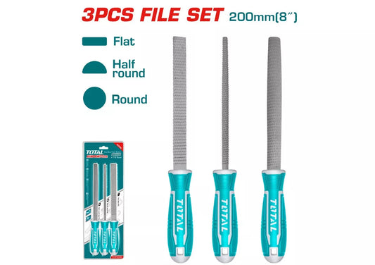 Total 3 Pcs Wood File Set Tht918326
