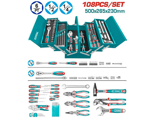 Total 108 Pcs Cantilever Tool Kit  Professional THTCS121081