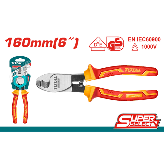 Total Insulated 1000V Cable Cutter 6"/160Mm Professional THTIP2761
