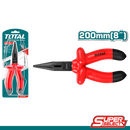 Total Insulated 1000V Long Nose Plier 8"/200Mm Professional THTIP381