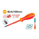 Total Insulated 1000V  Screwdriver Sl4X100Mm Professional THTIS4100