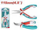 Total Mini Bent Nose Pliers 4.5"/115Mm Promo Price Subject To Change Without Notice Professional THTMN456