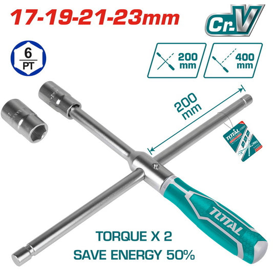 Total Rapid Cross Wrench 16"/400Mm Professional THTRCW40231