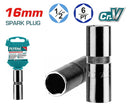 Total 1/2" Deep Hexagonal Socket 16Mm Professional THTST12163L