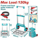 Total 4-Piece Foldable Tool Box + Trolley Combo