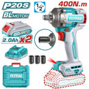 Total 20v P20s Lithium-ion 400n.m Impact Wrench Kit Tiwli2040