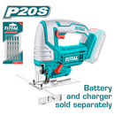 Total 20v P20s Cordless Jigsaw Solo 3000rpm Tjsli1008