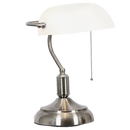 TL021 Bright Star WH BANKERS LAMP+PULL SWITCH 1X60W ES WHITE