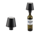 TL038 Bright Star BLACK RECHARGEABLE WINE BOTTLE LIGHT 2.5W 3000K
