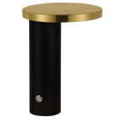 TL105 Bright Star BK/GD LED CCT BLACK & GOLD METAL TABLE LAMP
