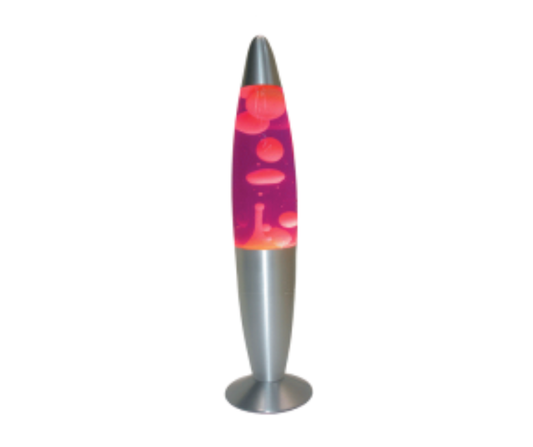 TL108 Bright Star WHITE & PINK WHITE LAVA & PINK LIQUID SILVER BASE 1X20W SES