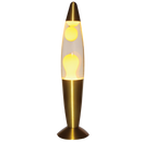 TL109 Bright Star YELLOW & CLEAR LAVA LAMP YELLOW&CLEAR SAT BRAS BASE 1X20W R39 SES