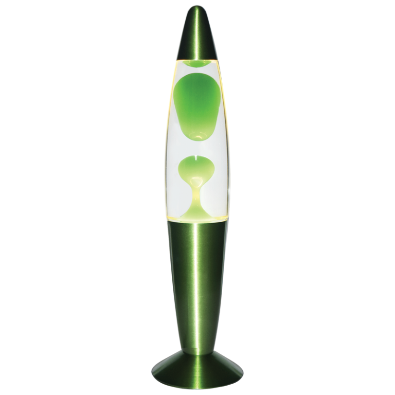 TL110 Bright Star GREEN & CLEAR LAVA LAMP GREEN&CLEAR SAT BASE GREEN1X20W R39 SES