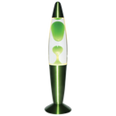 TL110 Bright Star GREEN & CLEAR LAVA LAMP GREEN&CLEAR SAT BASE GREEN1X20W R39 SES