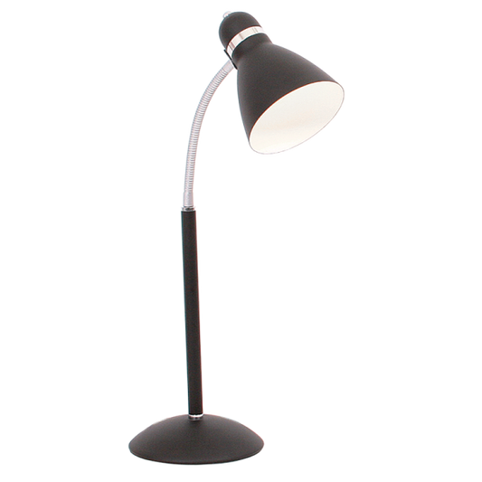 TL311 Bright Star BLACK METAL DESK LAMP FLEXI ARM 1X60W ES
