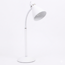 TL311 Bright Star WHITE METAL DESK LAMP FLEXI ARM 1X60W ES