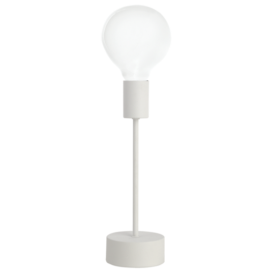 TL634 Bright Star SAND WH SAND WHITE METAL TABLE LAMP 1X40W ES