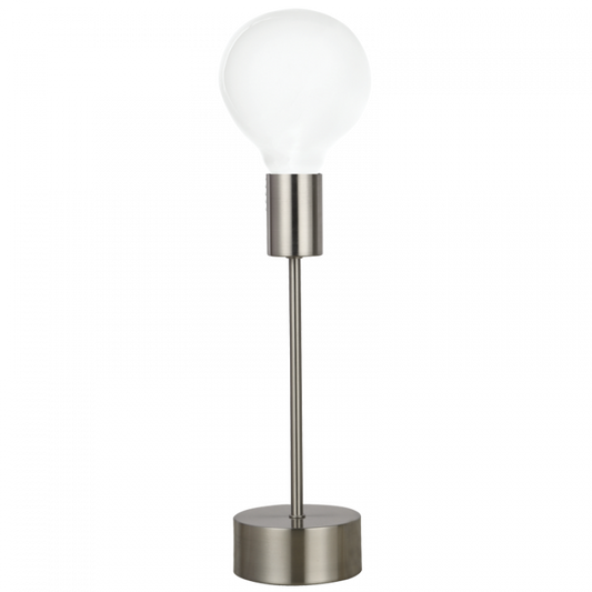 TL635 Bright Star SATIN SATIN METAL TABLE LAMP 1X40W ES